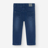 Elastische Denim-Hose