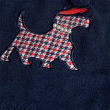 Combined knit dress for babies - BCI