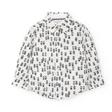 Camicia popelin stampato per neonati -BCI