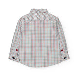 Camicia popelin quadri per neonati -BCI