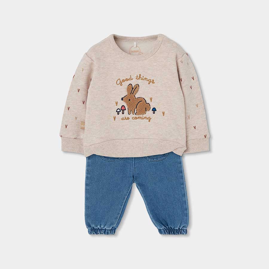 Composizione: Maglia: 100% cotone. Pantaloni: 80% cotone, 20% poliestere.


 

Istruzioni per il ...