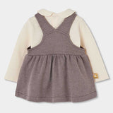 Latzhosenkleid mit Pullover