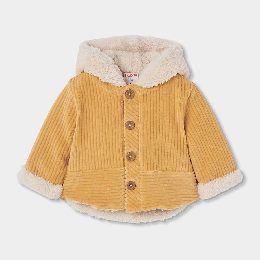 Hüllen Sie Ihr Kleines in unvergleichliche Weichheit mit dieser Winterjacke, entwickelt, um Komfo...