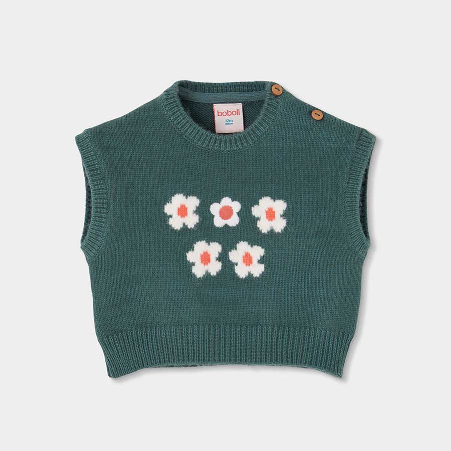 Kurze Strickweste