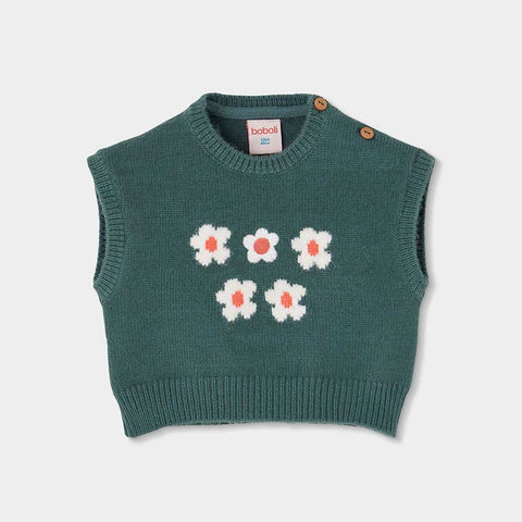 Kurze Strickweste