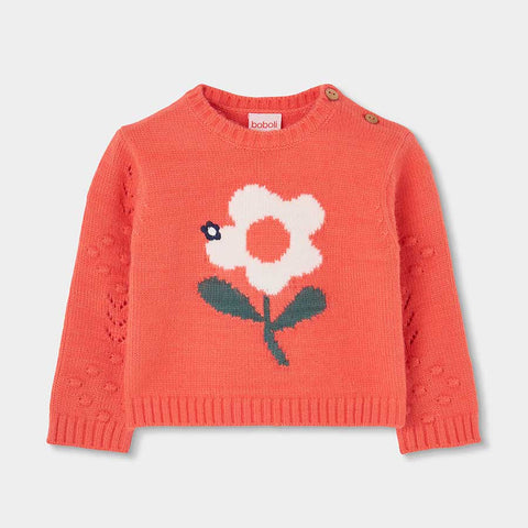 Pullover mit Blume