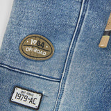 HELLGEWASCHENE DENIM HOSEN