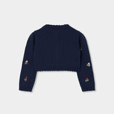 GESTICKTER KURZER CARDIGAN