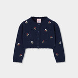 GESTICKTER KURZER CARDIGAN