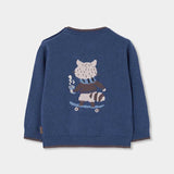 Strickpullover mit Intarsien für Jungen