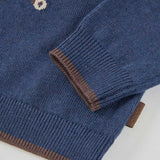 Strickpullover mit Intarsien für Jungen