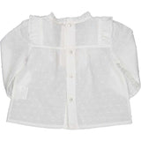 BLUSA M/L MUSSOLA PLUMETIS - BIRBA - Sesso: Bambina - Colore: Panna - Stagione: Primavera-Estate