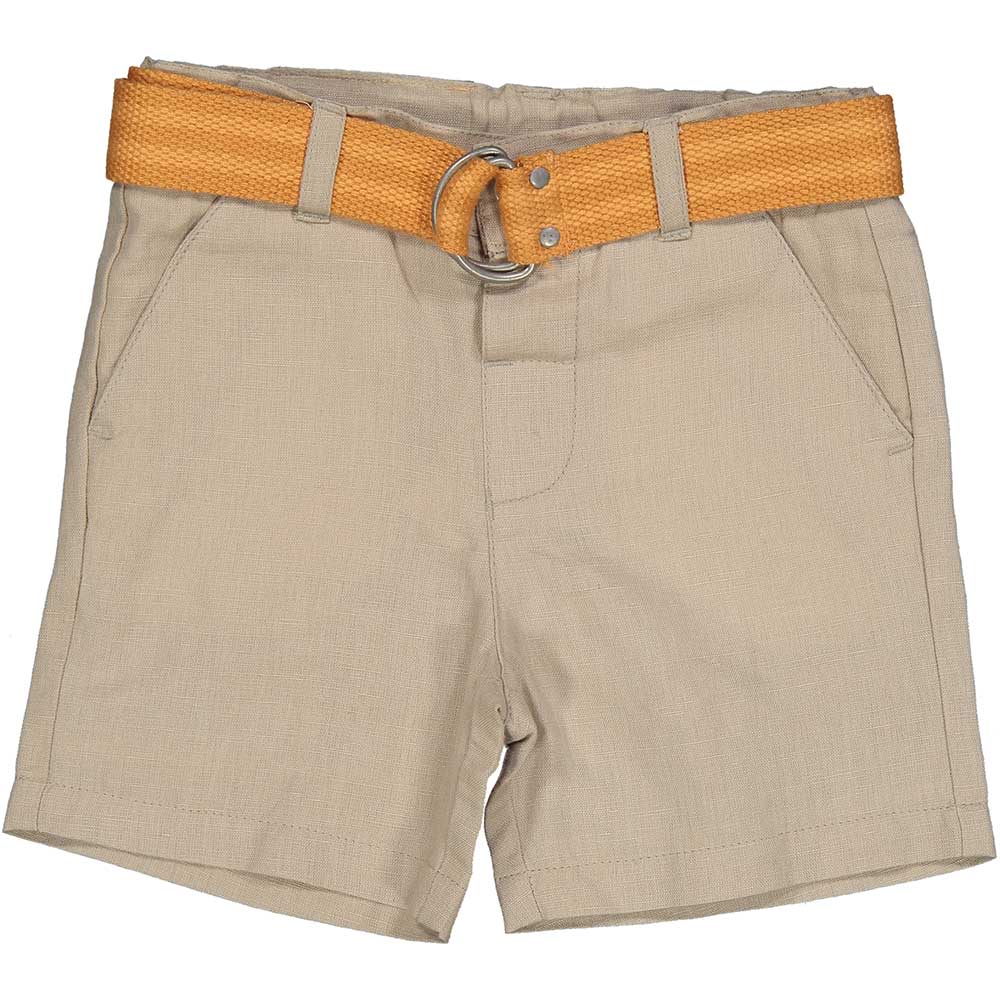 Bermudashorts aus der Birba-Kinderbekleidungslinie, aus einer Leinenmischung mit kleinen Taschen ...