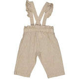 PANTALONE MISTO LINO - BIRBA - Sesso: Bambina - Colore: Beige - Stagione: Primavera-Estate