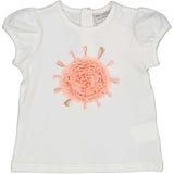 TSHIRT M/C JERSEY STRETCH - BIRBA - Sesso: Bambina - Colore: Panna - Stagione: Primavera-Estate