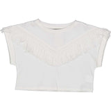 TSHIRT M/C CROPPED JERSEY - BIRBA - Sesso: Bambina - Colore: Panna - Stagione: Primavera-Estate