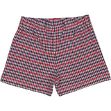 HOUNDSTOOTH-JACQUARD-STRICKSTOFF KURZER ROCK