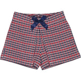 HOUNDSTOOTH-JACQUARD-STRICKSTOFF KURZER ROCK