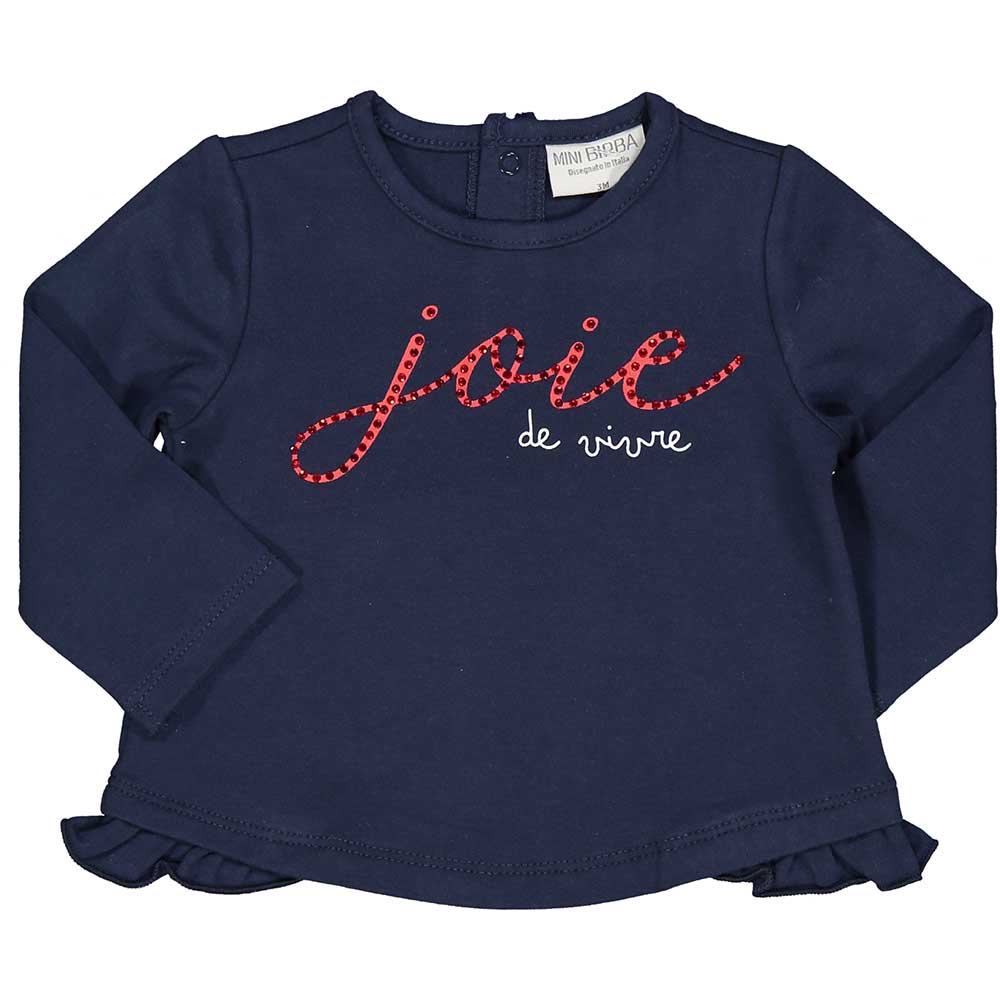 T-Shirt aus der Birba Girls' Clothing Line, mit farblich abgesetztem Strass-Schriftzug.
 
Zusamme...