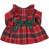 M/L STRETCH KARIERTES KLEID W/LUREX