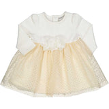 ABITO M/L FELPA STRETCH GARZATA E SME E TULLE LAMINATO - BIRBA - Sesso: Bambina - Colore: uni - Stagione: Autunno-Inv…