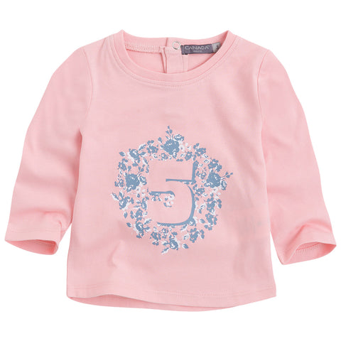 CAMISETA MANGA LARGA BBFIVE - CANADA HOUSE - Sesso: Bambina - Colore: Rosa - Stagione: Autunno-Inverno