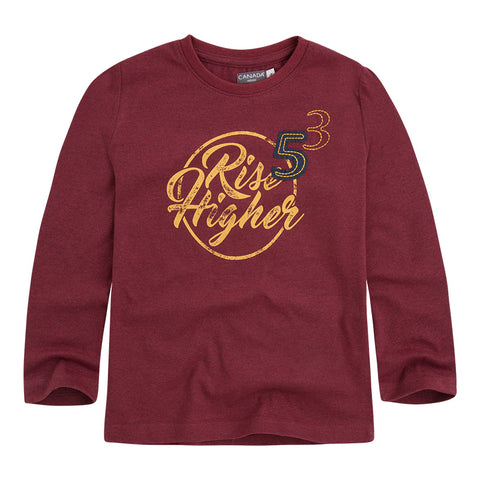CAMISETA MANGA LARGA RISE - CANADA HOUSE - Colore: Bordeaux - Stagione: Autunno-Inverno