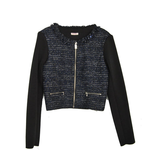 JACKET BLUEBLACK - FRACOMINA - Sesso: Bambina - Colore: Nero - Stagione: Autunno-Inverno