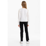 T-SHIRT OFFWHITE - FRACOMINA - Sesso: Bambina - Colore: Panna - Stagione: Autunno-Inverno