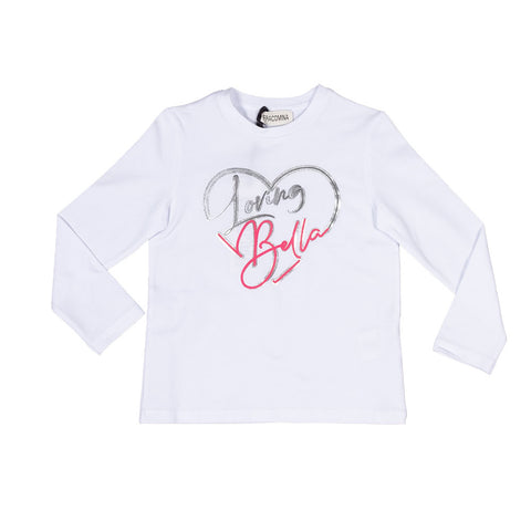T-SHIRT - FRACOMINA - Sesso: Bambina - Colore: Bianco - Stagione: Autunno-Inverno