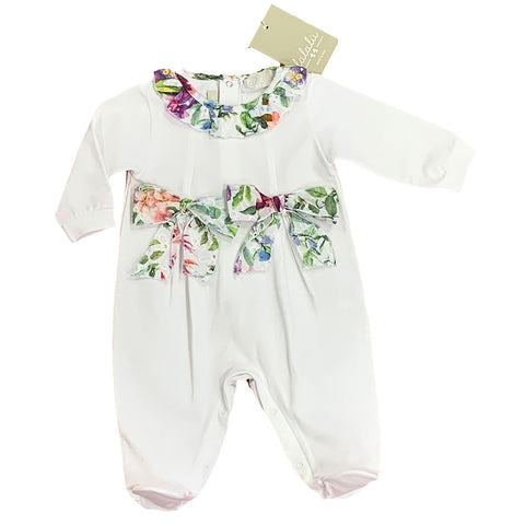 Tutina jersey neonata - LALALU - Sesso: Bambina - Colore: uni - Stagione: Primavera-Estate