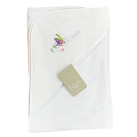 Accappatoio triangolo neonata - LALALU - Sesso: Bambina - Colore: uni - Stagione: Primavera-Estate