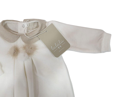 Tutina cin. nea - LALALU - Sesso: Bambina - Colore: Panna - Stagione: Autunno-Inverno