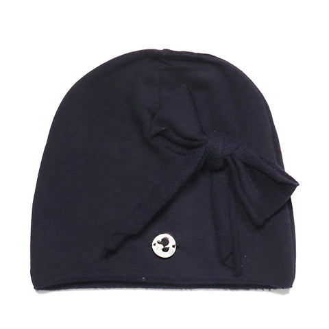 Cappellino neonata - LALALU - Sesso: Bambina - Colore: Blu - Stagione: Autunno-Inverno