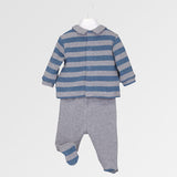 Completo in maglia neo - LALALU - Colore: Grigio - Stagione: Autunno-Inverno