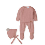 KOMPLETT-SET: STRICKJACKE, STRÜMPFE UND MÜTZE