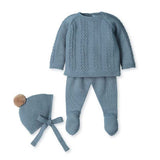 KOMPLETT-SET: STRICKJACKE, STRÜMPFE UND MÜTZE