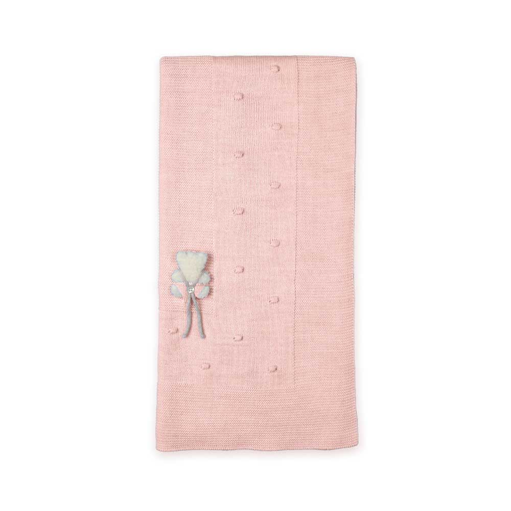 Hülle dein Kleines mit dieser rosa Decke in eine sanfte Umarmung aus Wärme und Zärtlichkeit. Sie ...