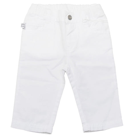 PANTALONE TWILL - MIRTILLO - Colore: Bianco - Stagione: Primavera-Estate