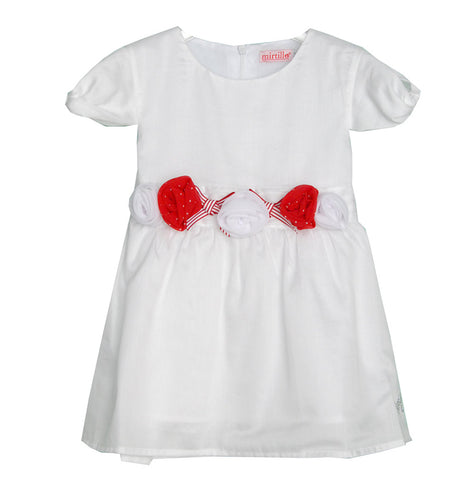 ABITINO MUSS. - MIRTILLO - Sesso: Bambina - Colore: Bianco - Stagione: Primavera-Estate