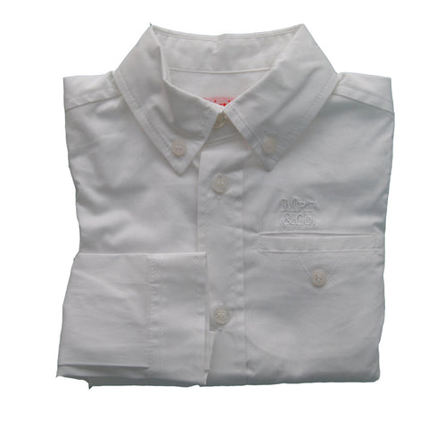 CAMICIA MANICA LUNGA - MIRTILLO - Colore: Bianco - Stagione: Primavera-Estate