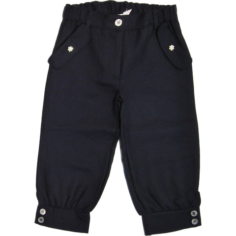 PANTALONE PINOCCHIETTO - MIRTILLO - Sesso: Bambina - Colore: Nero - Stagione: Autunno-Inverno