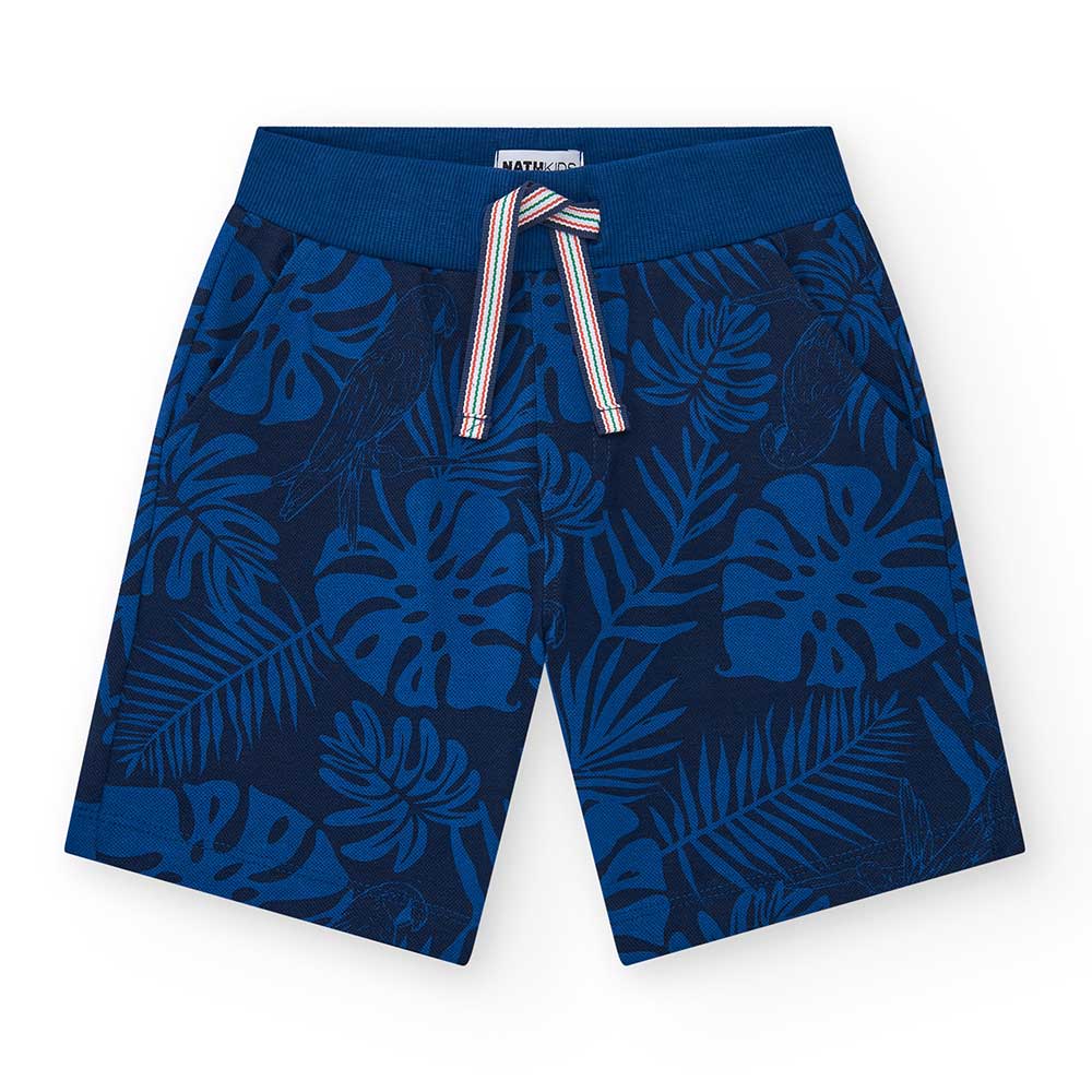 Bermuda-Shorts aus der Kinderbekleidungslinie Nath Kids, mit Ton-in-Ton-Muster.
Zusammensetzung: ...