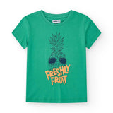 T-SHIRT FRESHLY BAR DE PRAIA - NATH KIDS - Colore: Verde - Stagione: Primavera-Estate
