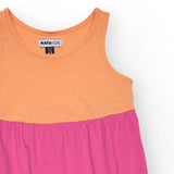 DRESS FRILL HONOLULU - NATH KIDS - Sesso: Bambina - Colore: Arancione - Stagione: Primavera-Estate