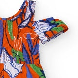 WOVEN JUMPSUIT BALBINA BEYOND THE BEACH - NATH KIDS - Sesso: Bambina - Colore: Arancione - Stagione: Primavera-Estate