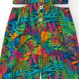 POPELINE JUMPSUIT JUNO TROPICAL VIBES