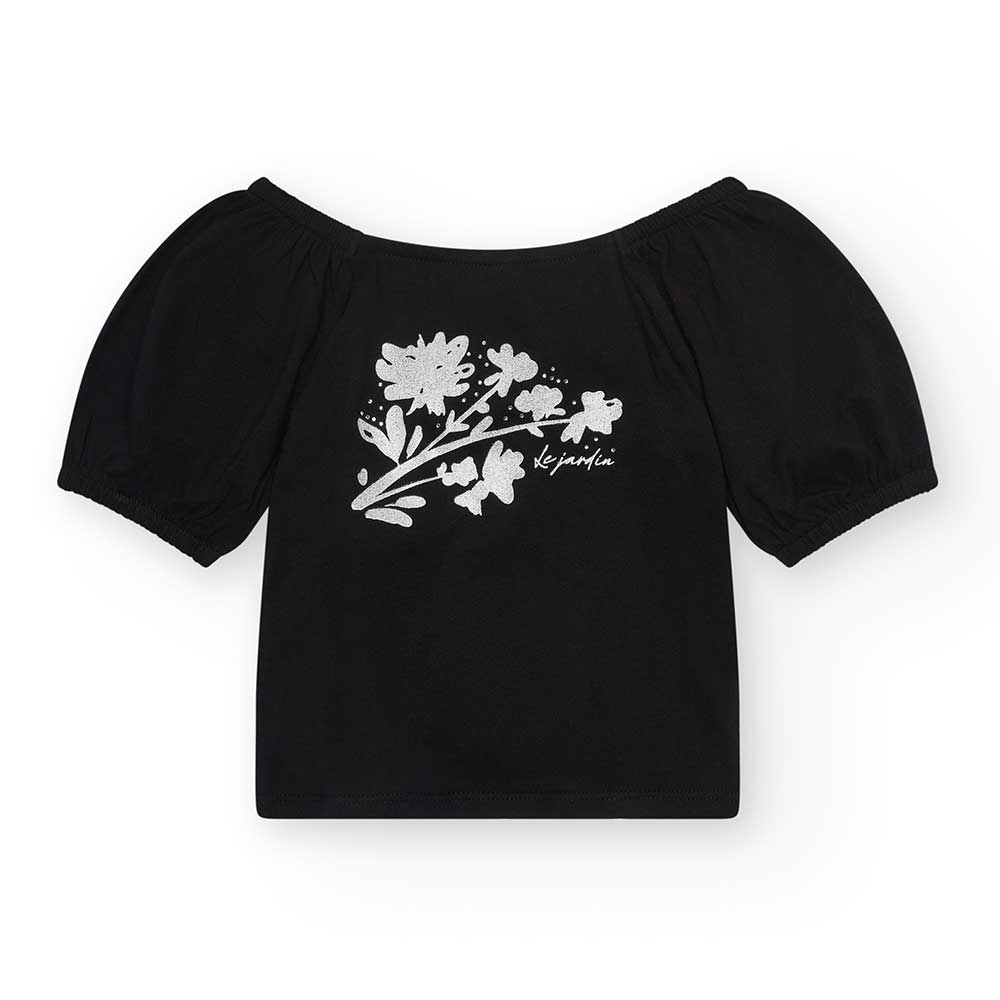 T-Shirt der Bekleidungslinie Nath Kids, kurzes Modell mit breiten Trägern, Kreuzausschnitt auf de...