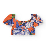 CAMISA GISELA Y FALDA HENKA  BEYOND THE BEACH - NATH KIDS - Sesso: Bambina - Colore: Arancione - Stagione: Primavera-…