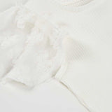 KNITTED T-SHIRT BALTAS WHITEEVENT - NATH KIDS - Sesso: Bambina - Colore: Bianco - Stagione: Primavera-Estate